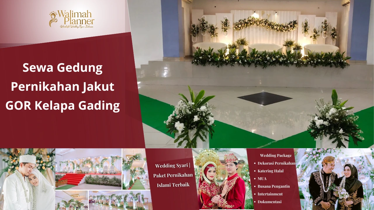 Sewa Gedung Pernikahan GOR Kelapa Gading + Paket Pernikahan