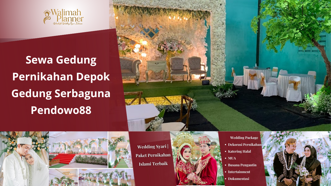 Sewa Gedung Pernikahan Gedung Serbaguna Pendowo88 + Paket Pernikahan