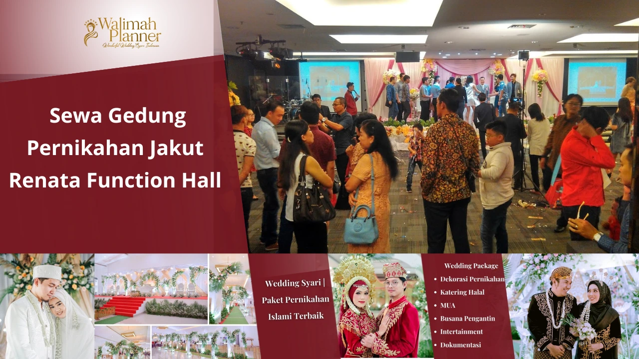 Sewa Gedung Pernikahan Renata Function Hall, Pademangan+ Paket Pernikahan