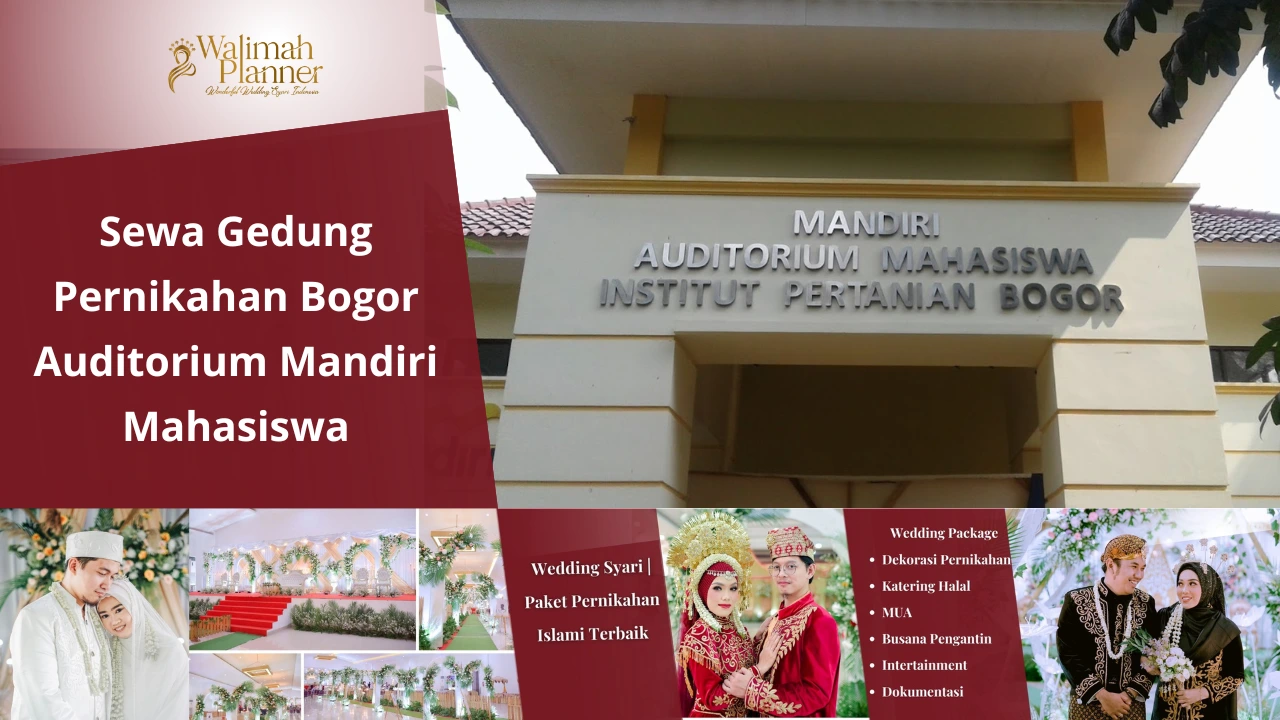 Sewa Gedung Pernikahan Auditorium Mandiri Mahasiswa, Babakan+ Paket Pernikahan