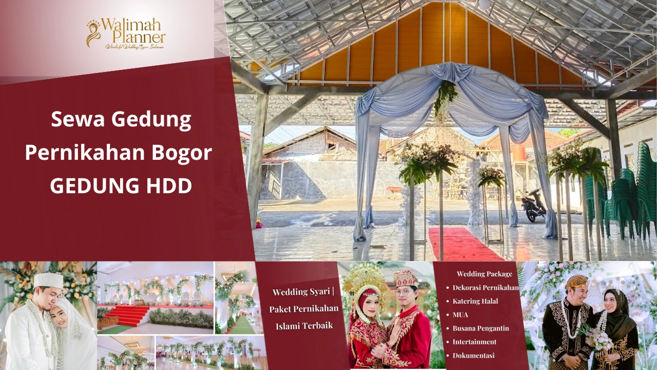 Sewa Gedung Pernikahan GEDUNG HDD, Ciomas+ Paket Pernikahan