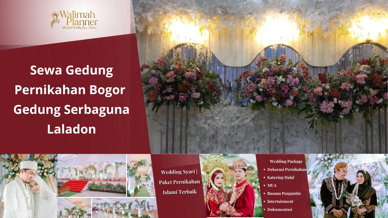 Sewa Gedung Pernikahan Gedung Serbaguna Laladon, Ciomas + Paket Pernikahan